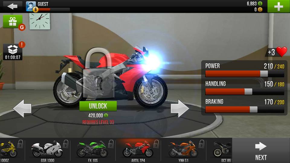 Hình ảnh trong game Traffic Rider - Tay lái lụa