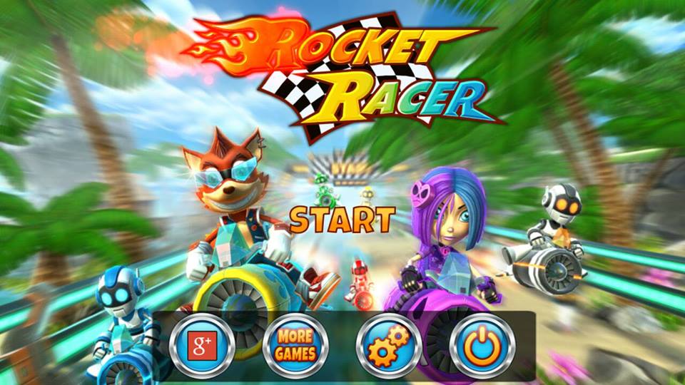 Hình ảnh trong game Rocket Racer - Đua tên lửa tại HieuMobile
