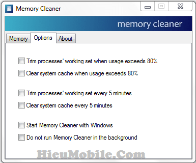 Hình ảnh Rf6aB15 của Tải Memory Cleaner - Dọn rác làm nhẹ RAM máy tính dễ sử dụng tại HieuMobile