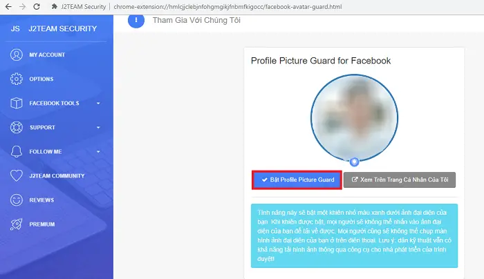 Cách bật khiên bảo vệ ảnh đại diện Facebook trên điện thoại máy tính