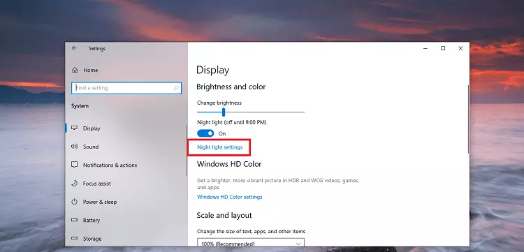 Điều chỉnh màu sắc và thiết lập thời gian hoạt động cho chế độ đọc sách trên máy tính Windows 10